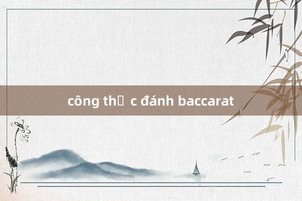 công thức đánh baccarat