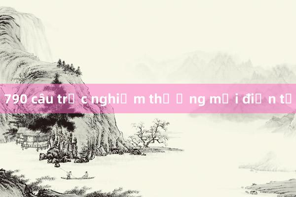 790 câu trắc nghiệm thương mại điện tử