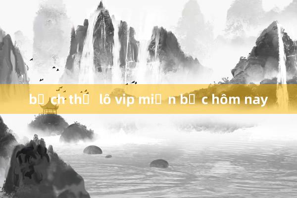 bạch thủ lô vip miền bắc hôm nay